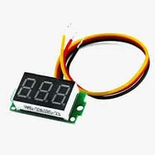 0.36 Inch Digital Voltmeter DC 0–100V Panel Meter – 3 Wire LED Display