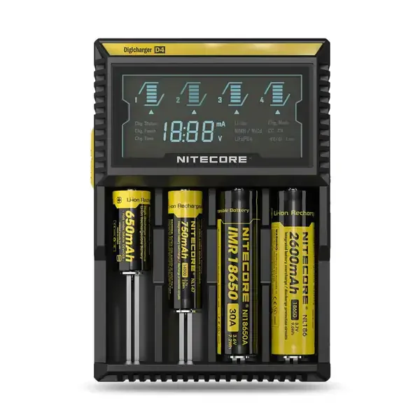 Nitecore D4 4-Channel Digital Battery Charger
